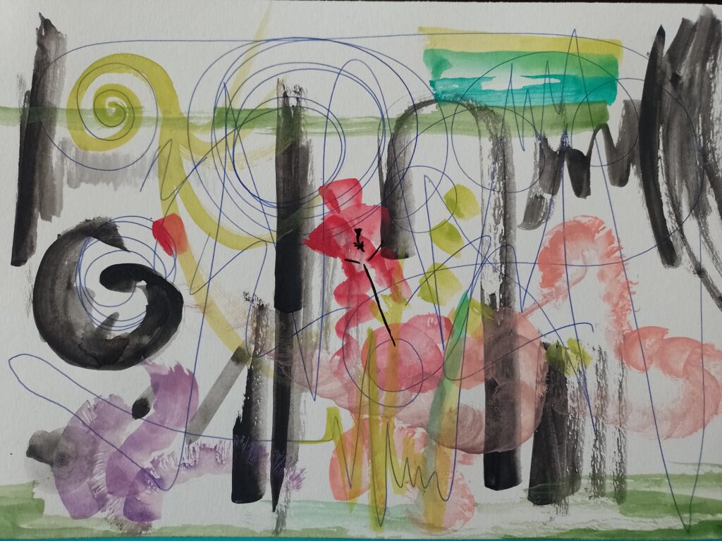 En tant qu'art-thérapeute je propose un dispositif créatif en art-thérapie et en analyse transgénérationnelle